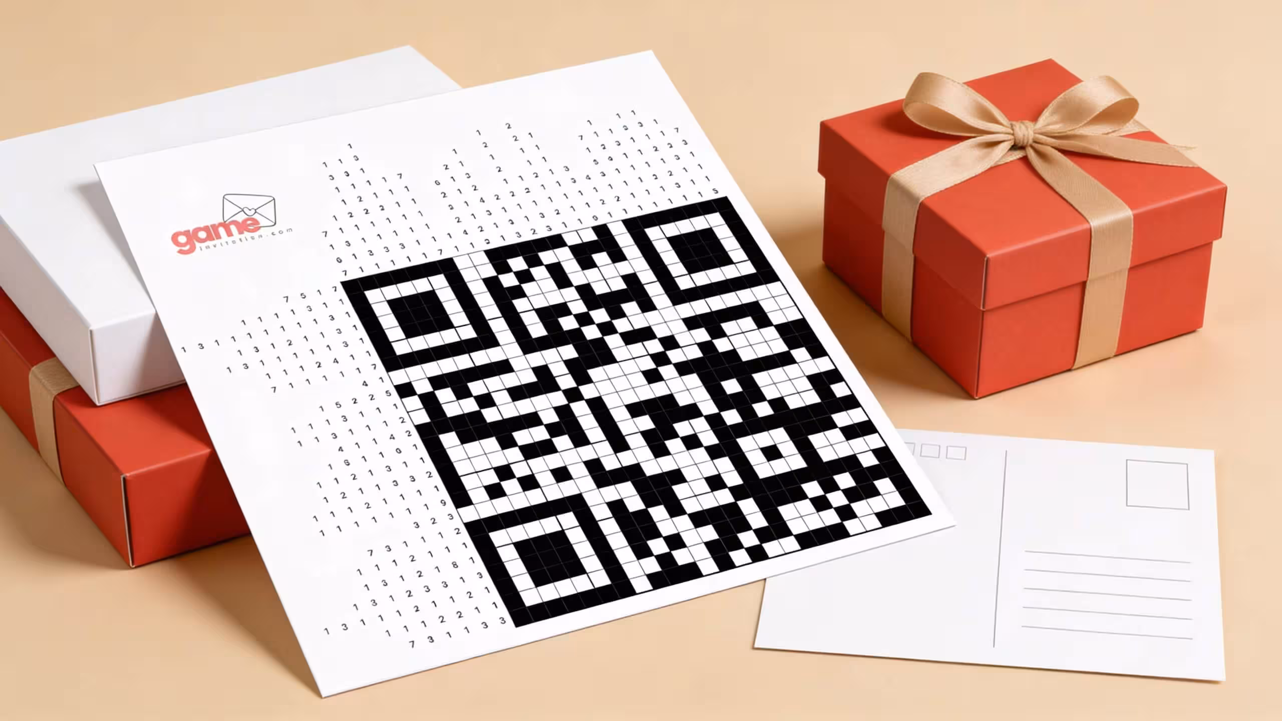 QR-нонограмма и подарок
